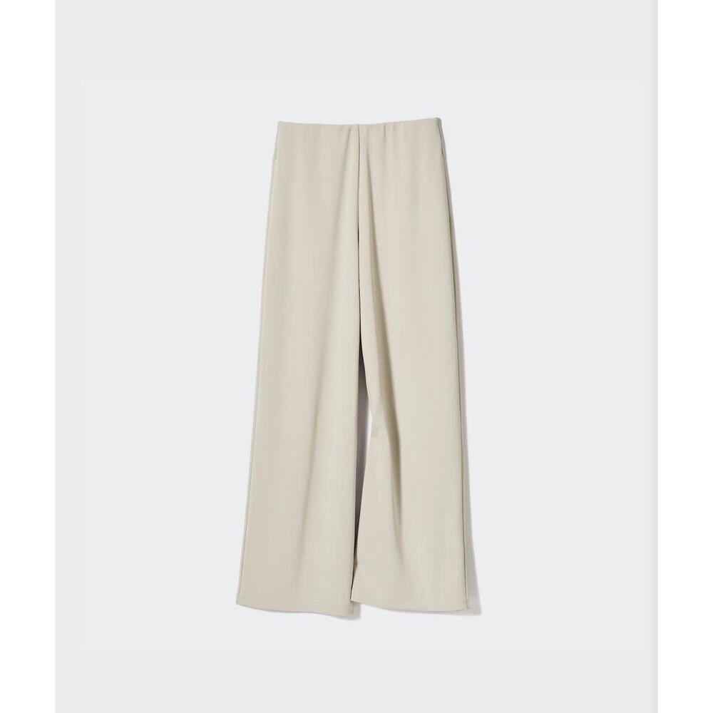 Crepe Jersey Straight Pants Medium
